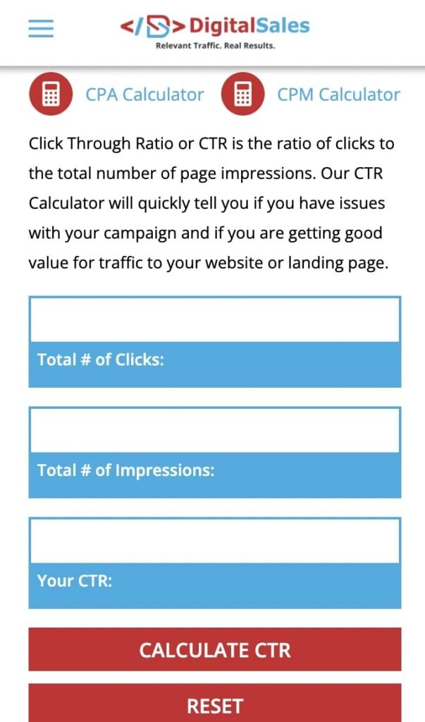 11+ Best Free CTR Calculator Online For 2024 (digitalsales) - ColorWhistle