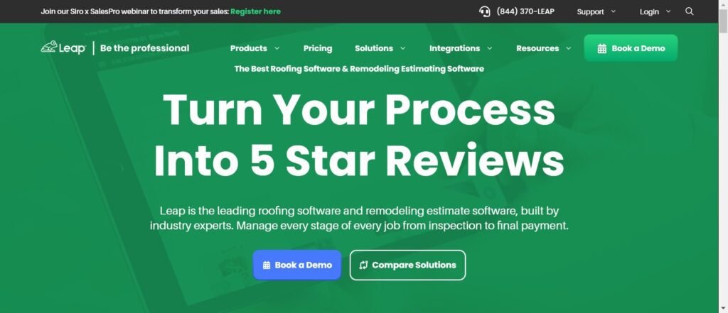 20+ Construction CRM Software (Leap) - ColorWhistle