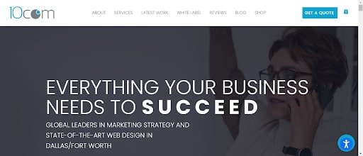 Texas Web Design, Texas Web Development, and Texas Marketing Agencies (10com Web Development) - ColorWhistle