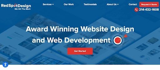 Texas Web Design, Texas Web Development, and Texas Marketing Agencies (Red Spot Design) - ColorWhistle