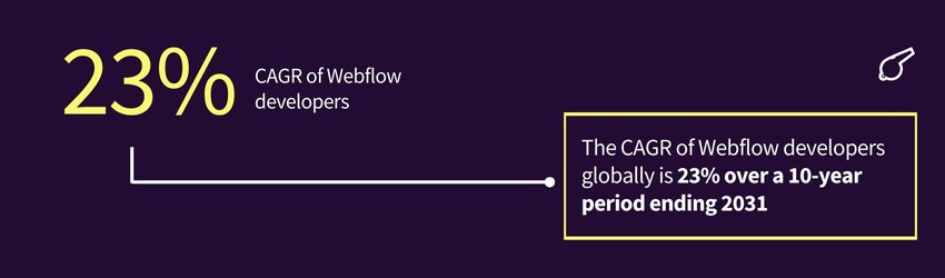 All-in-one Webflow Statistics for 2025 (Webflow Developers Statistics) - ColorWhistle