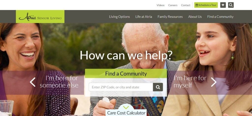 The Best Healthcare Website Designs & Medical Website Design Ideas (Atria) - ColorWhistle