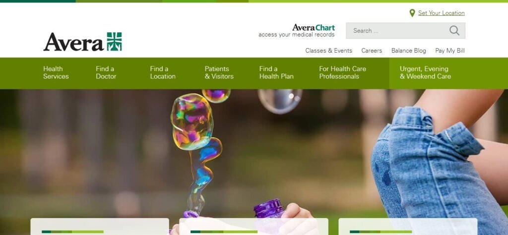 The Best Healthcare Website Designs & Medical Website Design Ideas (AVERA) - ColorWhistle
