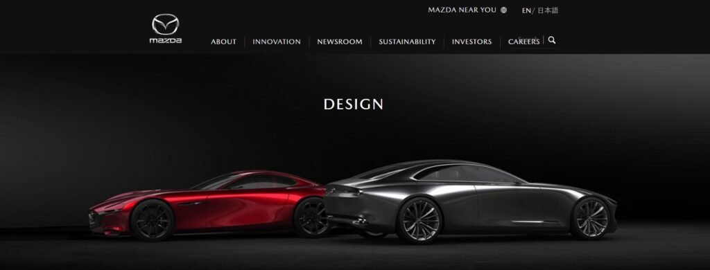 Best Automotive Brand Websites 2024 - Mazda - Colorwhistle