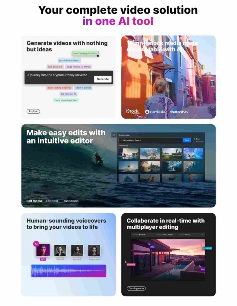 Best video marketing software (editing softwares) - Invideo - ColorWhistle