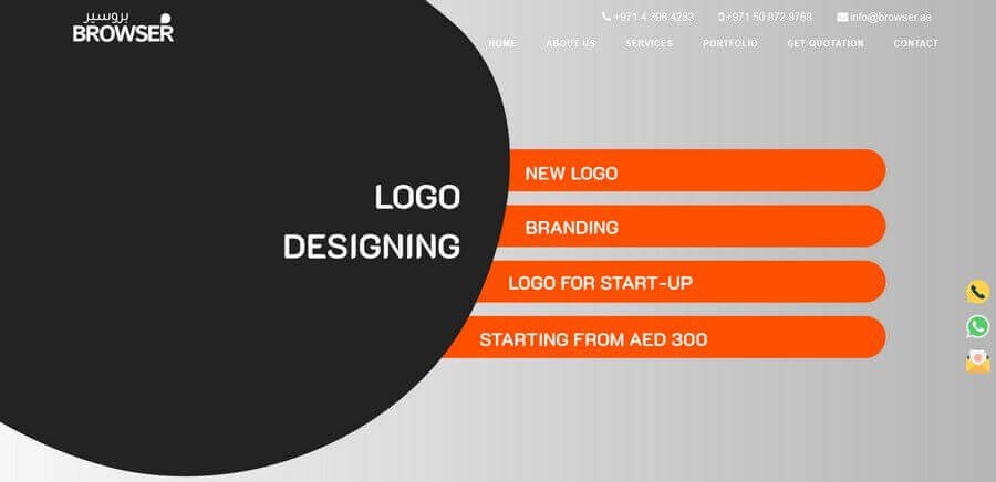 Web Design, Website Development Companies in Dubai (Browser) - ColorWhistle