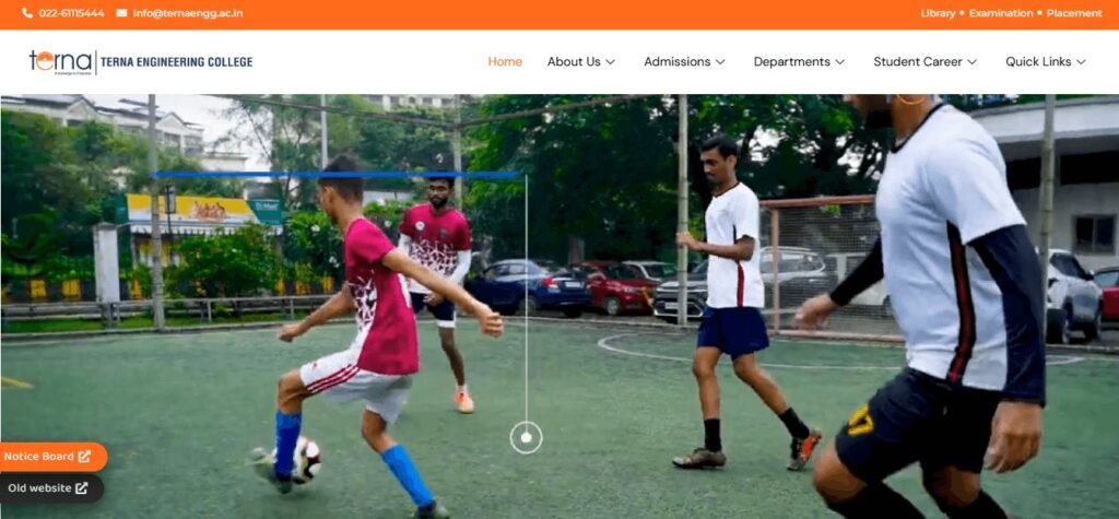 College Website Design Trends & Technologies (Terna Engineering College) - ColorWhistle