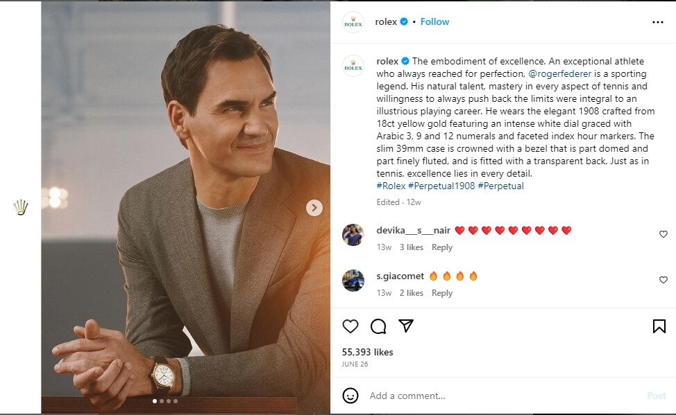Digital Marketing Trends for Switzerland (Rolex) - ColorWhistle