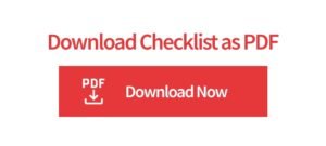 WordPress Development Checklist PDF Download