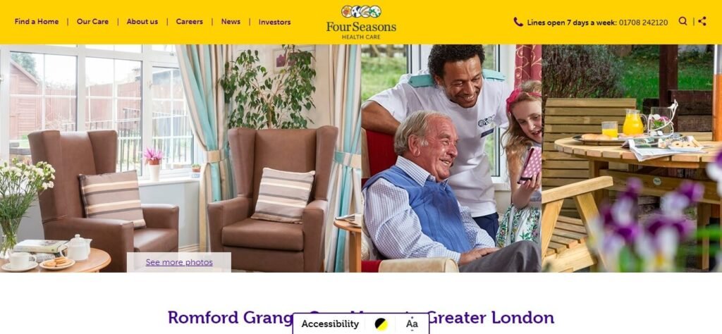 The Best Healthcare Website Designs & Medical Website Design Ideas (FourSeasons) - ColorWhistle