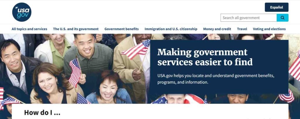 Website Types - Government Website design - USA gov - Colorwhistle