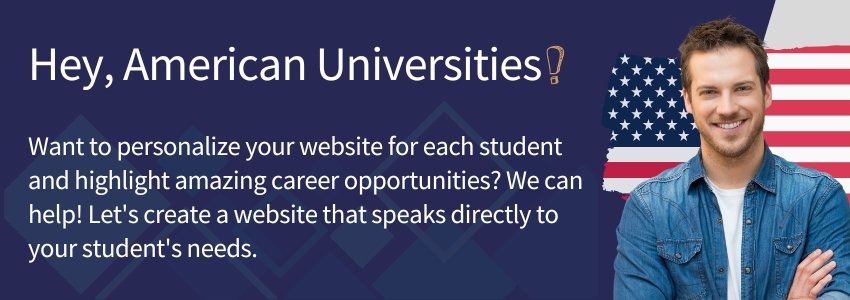 Higher Education Website Trends in India vs USA vs Europe (American University) - ColorWhistle