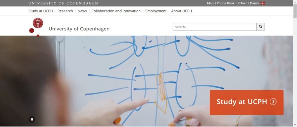 Higher Education Website Trends in India vs USA vs Europe (University of Copenhagen)- ColorWhistle
