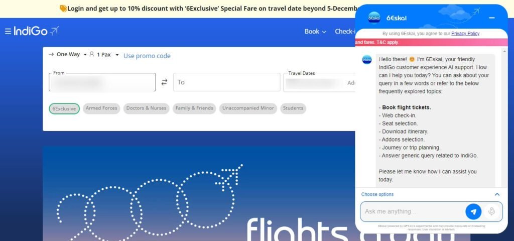 How AI is Revolutionizing the Travel Industry & Travel Website Development (Indigo) - ColorWhistle