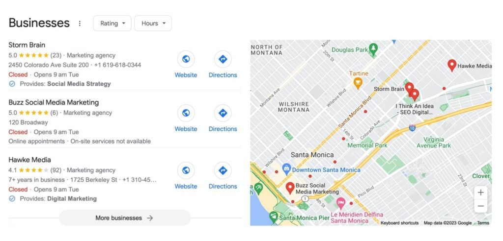 How Does Social Media Marketing Near Me Keywords Work (Google My Business (GMB) Integration example) - ColorWhistle