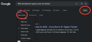 How Does Web Development Near Me Keyword Work With SEO Companies (Indiana) - ColorWhistle