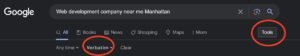 How Does Web Development Near Me Keyword Work With SEO Companies (Manhattan) - ColorWhistle
