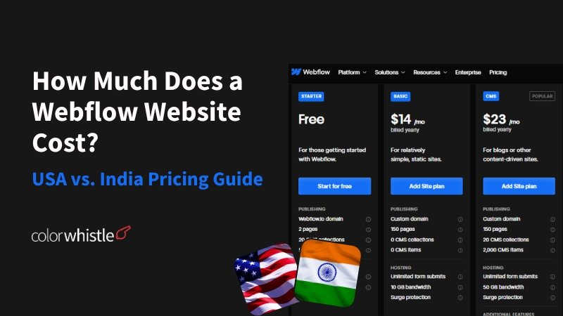 How Much Does a Webflow Website Cost? USA vs. India Pricing Guide
