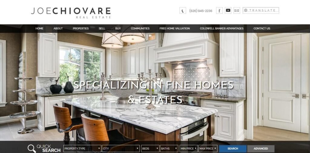 Real Estate Website Design Ideas and Examples (Joechiovare) - ColorWhistle