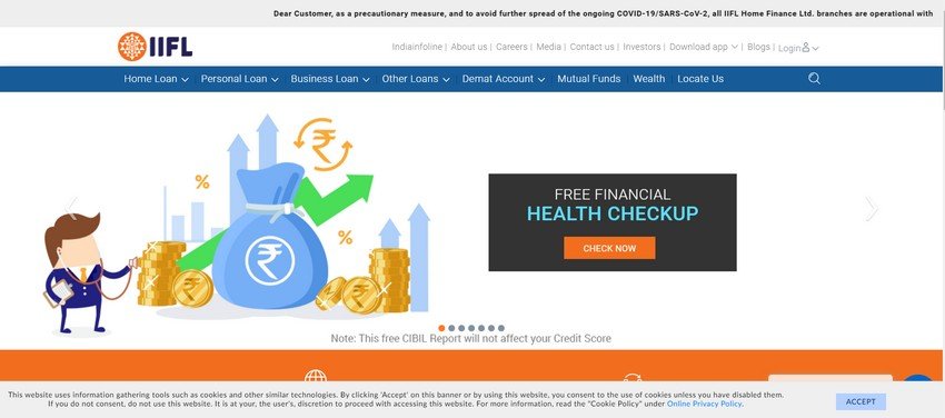 Financial Advisor Website Design Ideas (IIFL) - ColorWhistle