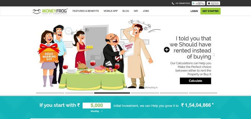 Financial Advisor Website Design Ideas (MoneyFrog) - ColorWhistle