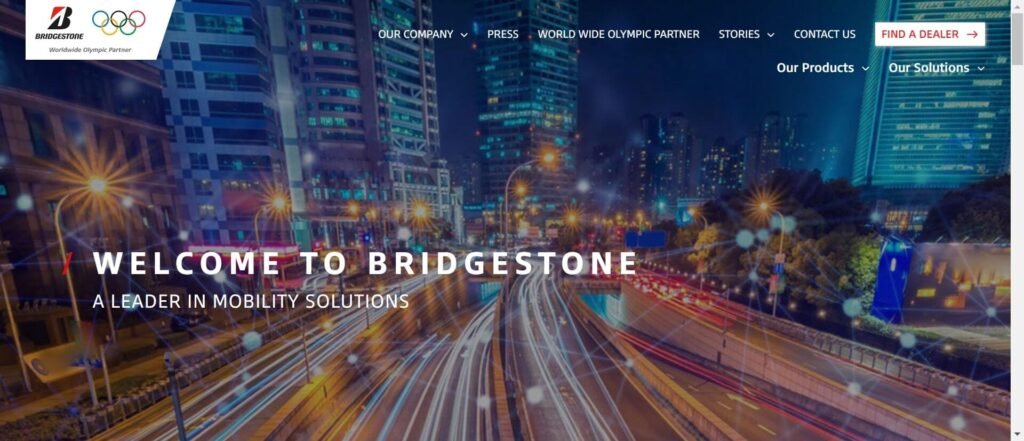 Paid Advertising and Social Media Strategies for Tire Industry (Bridgestone website) - ColorWhistle