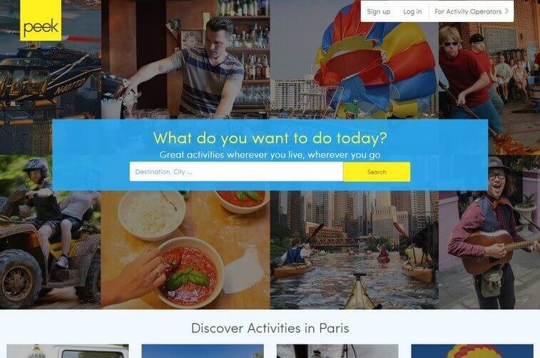 Travel website design and Tourism Website Design Ideas (Peek) - ColorWhistle