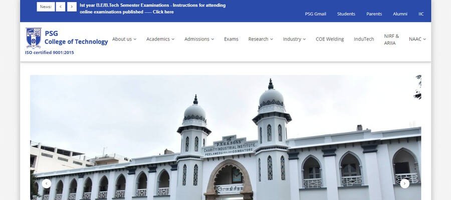 Educational Institutions in Coimbatore  Digital Marketing Audit (PSG) - ColorWhistle