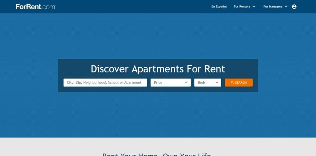 Real Estate Website Design Ideas and Examples (ForRent) - ColorWhistle