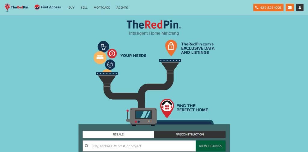 Real Estate Website Design Ideas and Examples (RedPin) - ColorWhistle