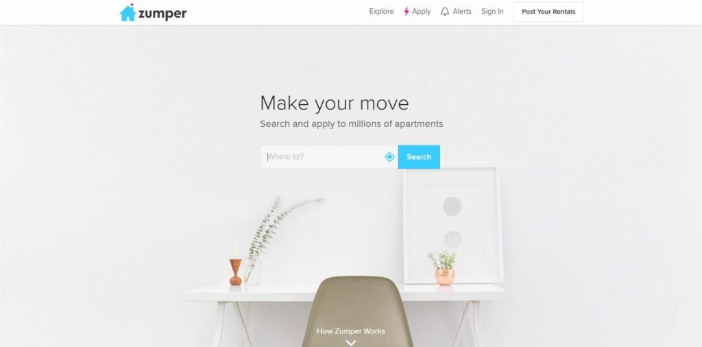 Real Estate Website Design Ideas and Examples (Zumper) - ColorWhistle