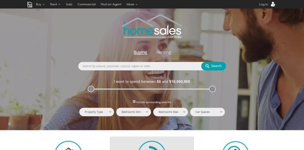 Real Estate Website Design Ideas and Examples (HomeSales) - ColorWhistle