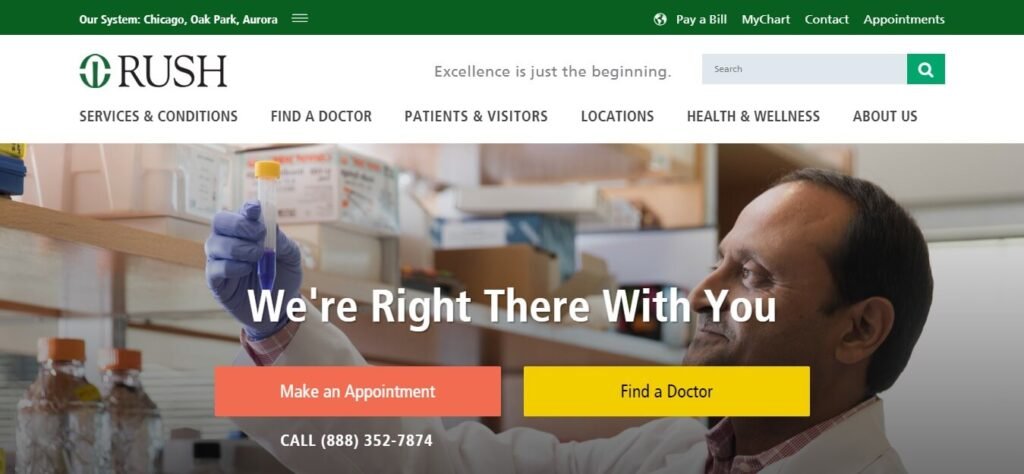 The Best Healthcare Website Designs & Medical Website Design Ideas (Rush) - ColorWhistle
