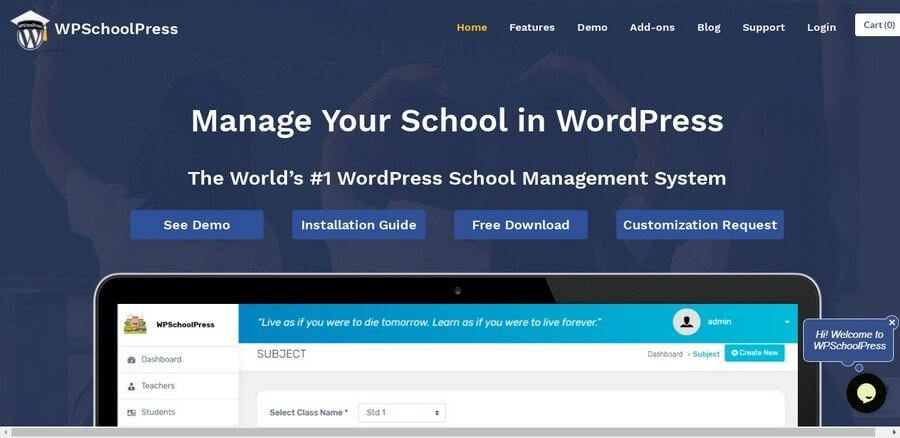 WordPress CMS For Education Industry(SchoolPress) - ColorWhistle