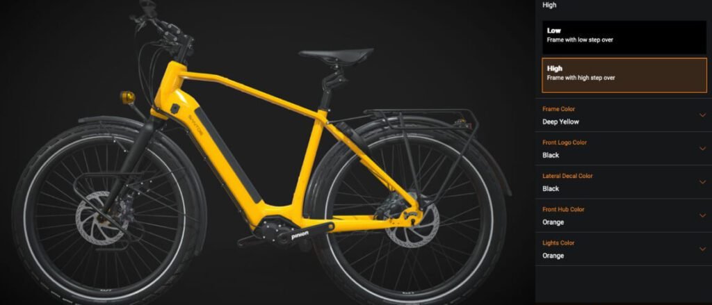 Sports 3D configurator for eCommerce websites (Bicycle configurator) - ColorWhistle