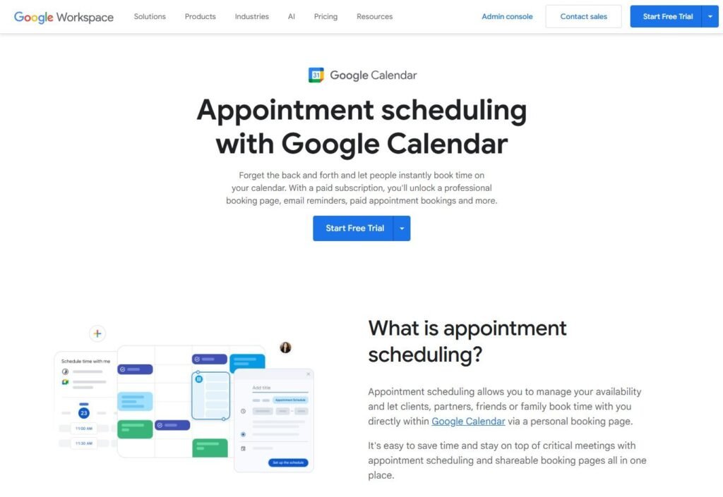 Streamlining Appointment and Scheduling Systems with Webflow - (Google Calendar) - ColorWhistle