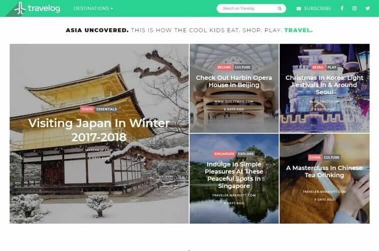 Travel website design and Tourism Planning Website Development Ideas (Travelog) - ColorWhistle