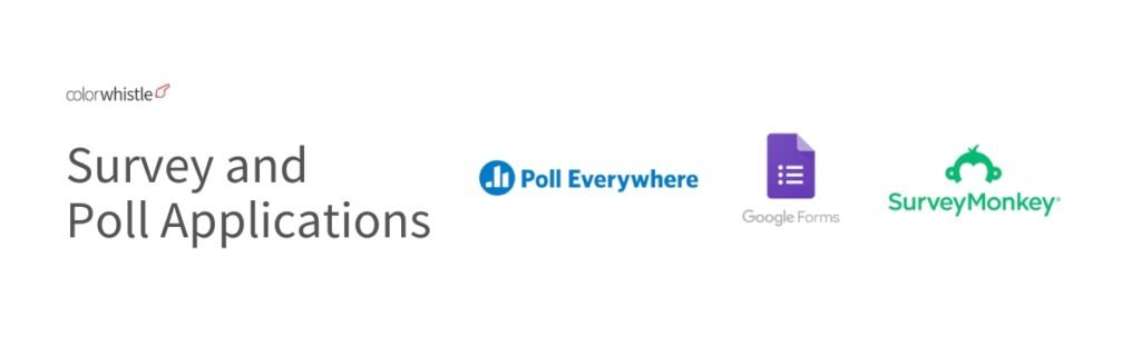Types of Web Applications (Survey and poll Apps) - ColorWhistle
