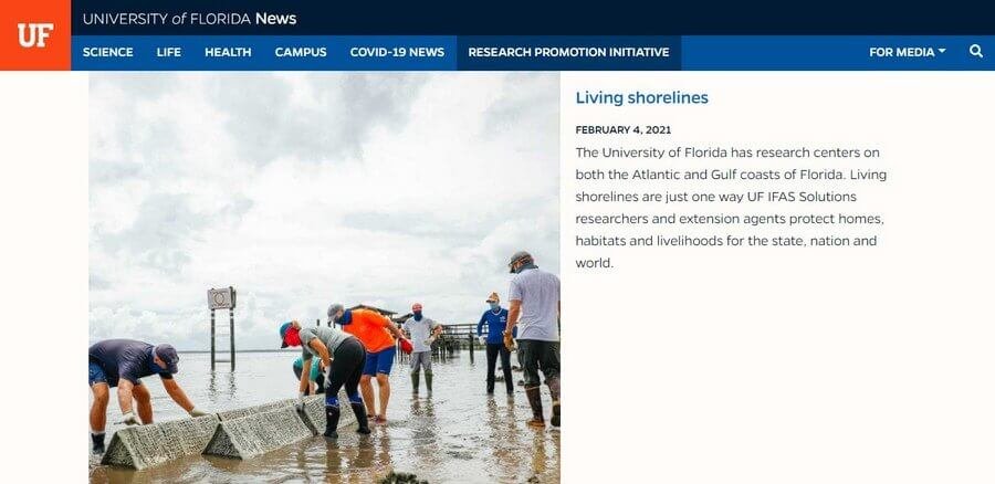 WordPress CMS For Education Industry(University of Florida) - ColorWhistle