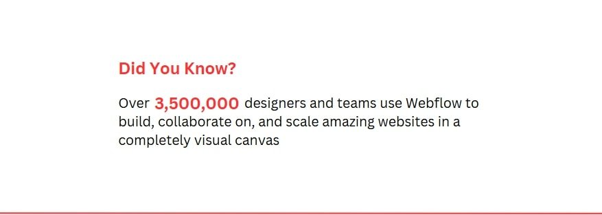 Webflow for Travel Websites - Building Immersive User Experiences (Webflow Usage Statistics) ColorWhistle