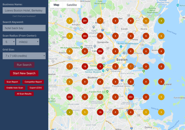 Local SEO For Brands – Beyond ORM And Lead Generation! (Results  Screenshot of Local Falcon Ranking Tool) - ColorWhistle
