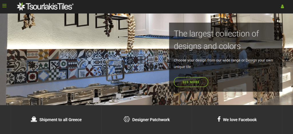 Italian Flooring Company Website Ideas (Tsourlakis) - ColorWhistle