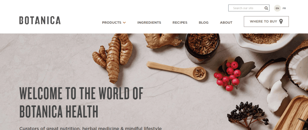Best Website Redesign Ideas and Case Studies (Redesign Botanica) - ColorWhistle