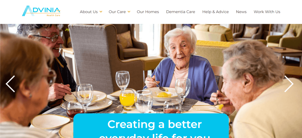 The Best Healthcare Website Designs & Medical Website Design Ideas (Advinia) - ColorWhistle