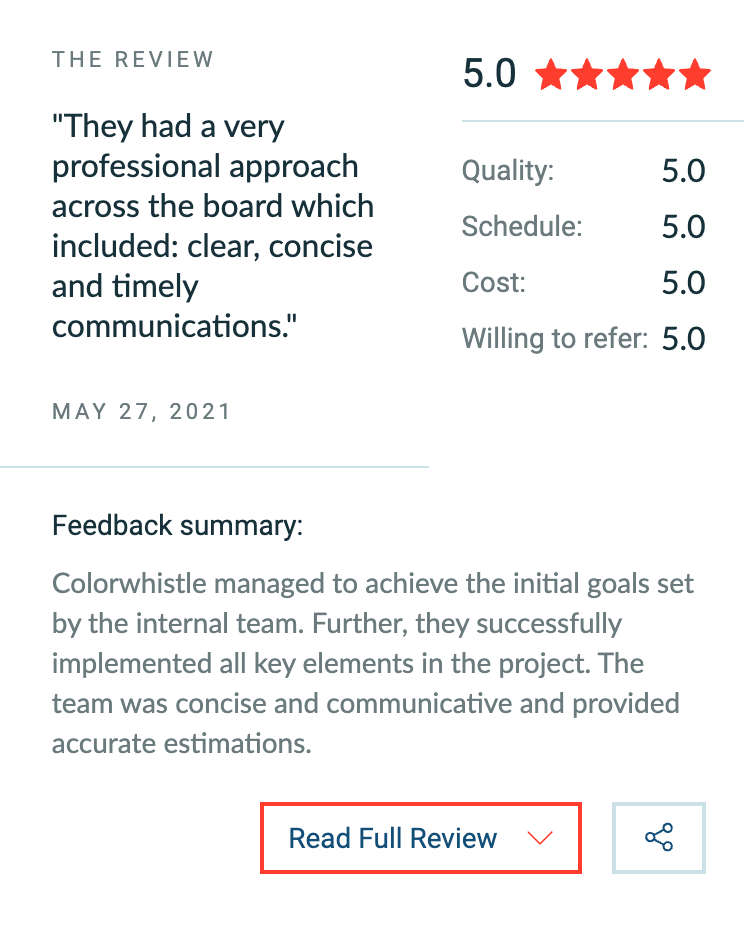 Our Client Communication Review - ColorWhistle