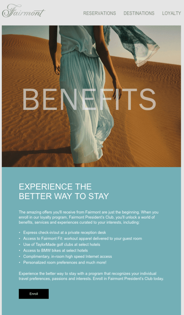 Innovative Travel Marketing Campaigns From Around The World (Fairmont) - ColorWhistle
