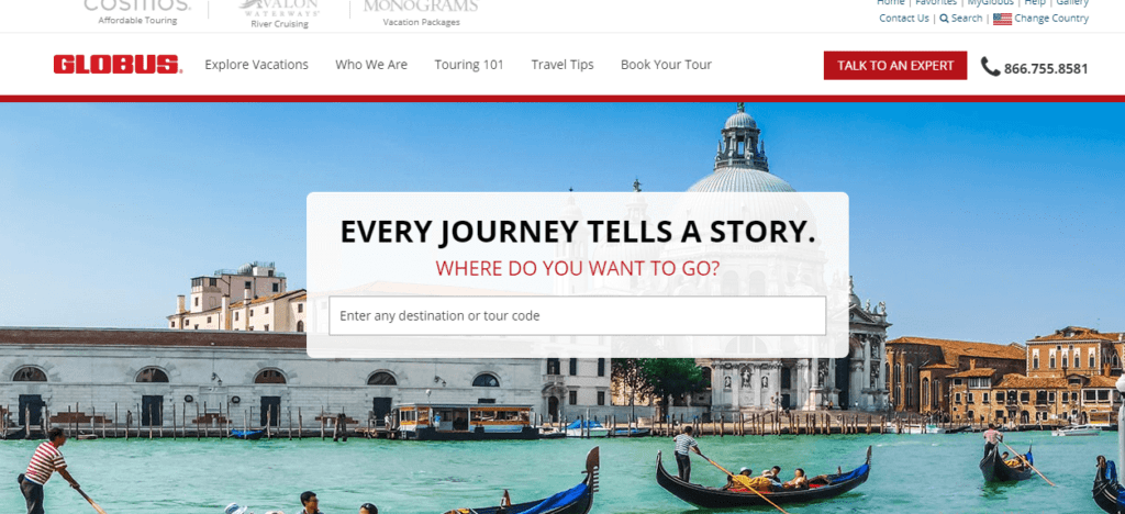 Tour Operators and Travel Companies in Europe (Globus) - ColorWhistle