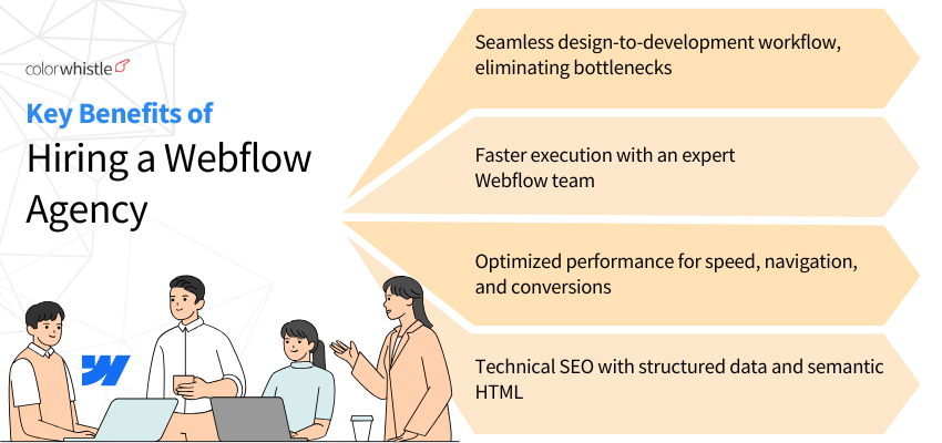 Key Benefits of Hiring a Webflow Agency - ColorWhistle