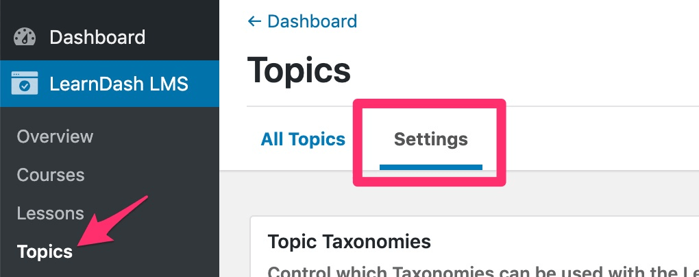 LearnDash WordPress LMS Plugin for Education (Topics) - ColorWhistle