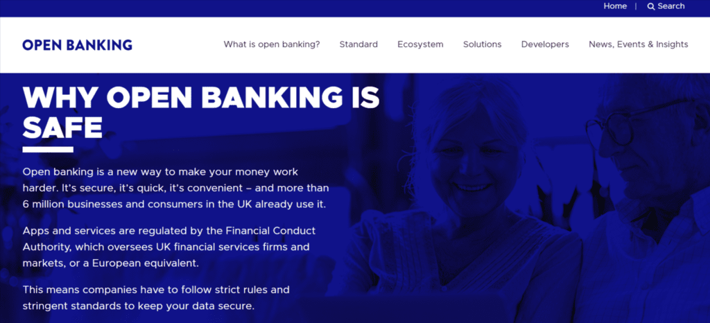 Banking Web Design, Website Development Case Study Ideas (Open Banking) - ColorWhistle